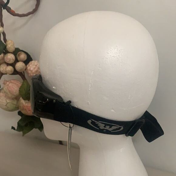 NWT PADDED GOGGLES‎ MOTORCYCLE RIDING SUN GLASSES - Picture 2 of 3